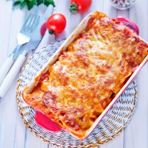 Veggie Packed Pizza Casserole