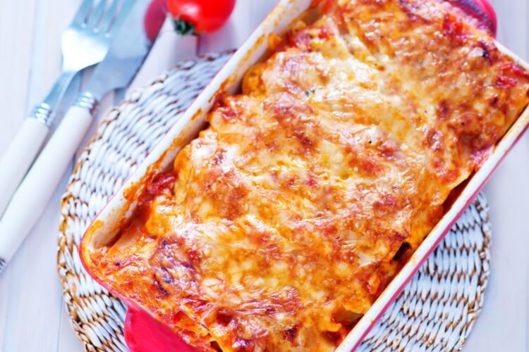 Veggie Packed Pizza Casserole