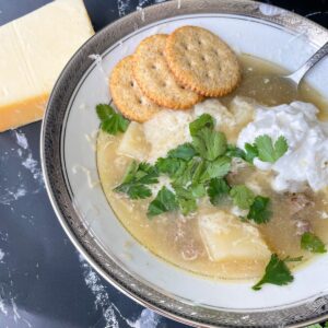 Homemade Crockpot Baked Potato Soup