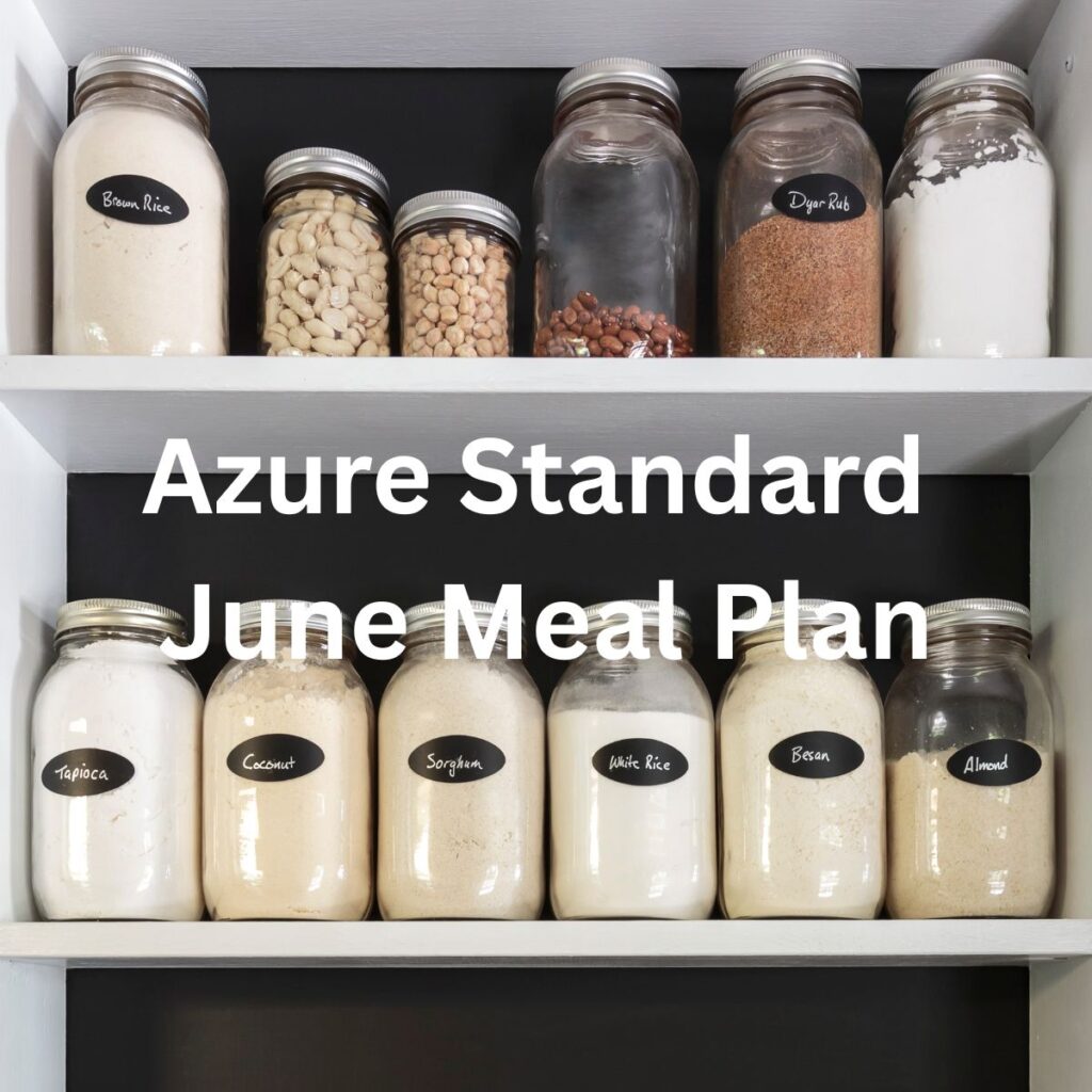 Why You Should Buy All My Groceries from Azure Standard (+ Free June Meal Plan for Moms Eating Clean on a Budget)