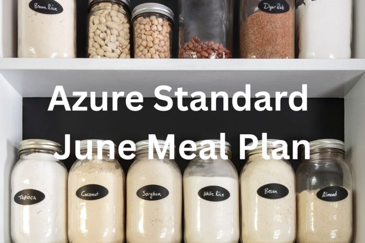 Why You Should Buy All My Groceries from Azure Standard (+ Free June Meal Plan for Moms Eating Clean on a Budget)