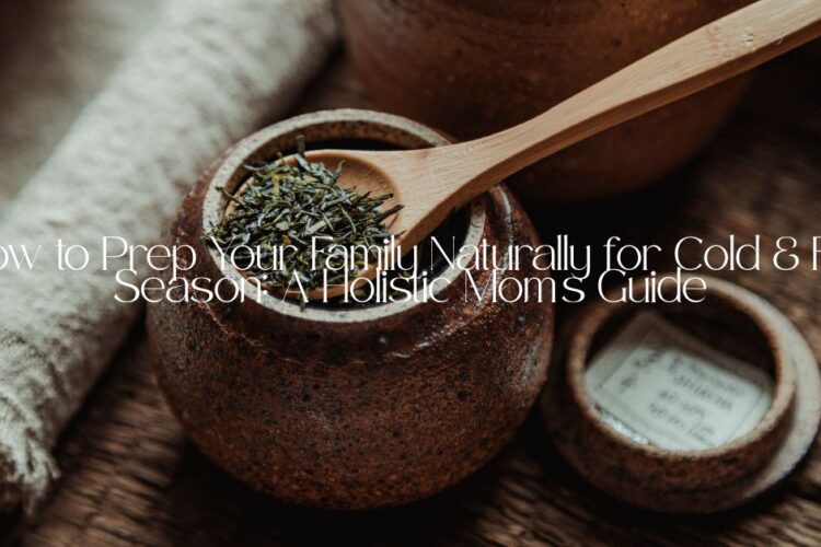How to Prep Your Family Naturally for Cold & Flu Season: A Holistic Mom's Guide.